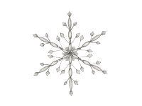 Snowflake Earrings Beading Patterns